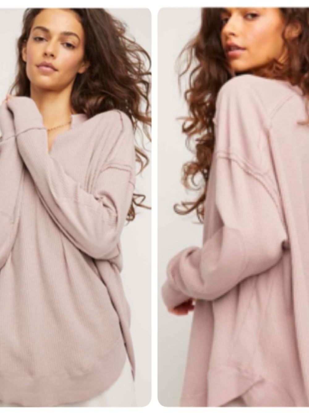 FREE PEOPLE OWEN THERMAL TOP SIZE SMALL